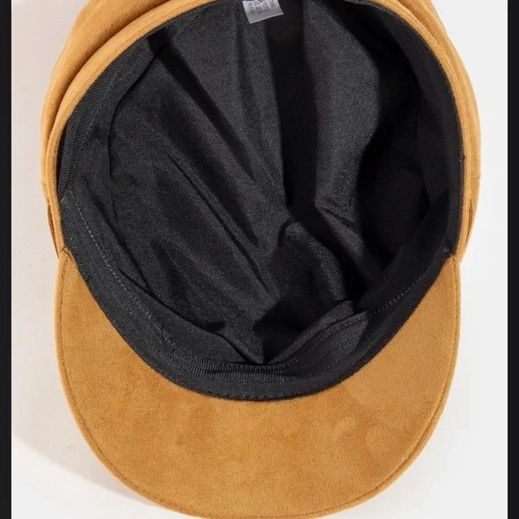 Page Boy Cap with Silver Tone Studded Detail Multiple Colors O/S (fits most) - Picture 7 of 7